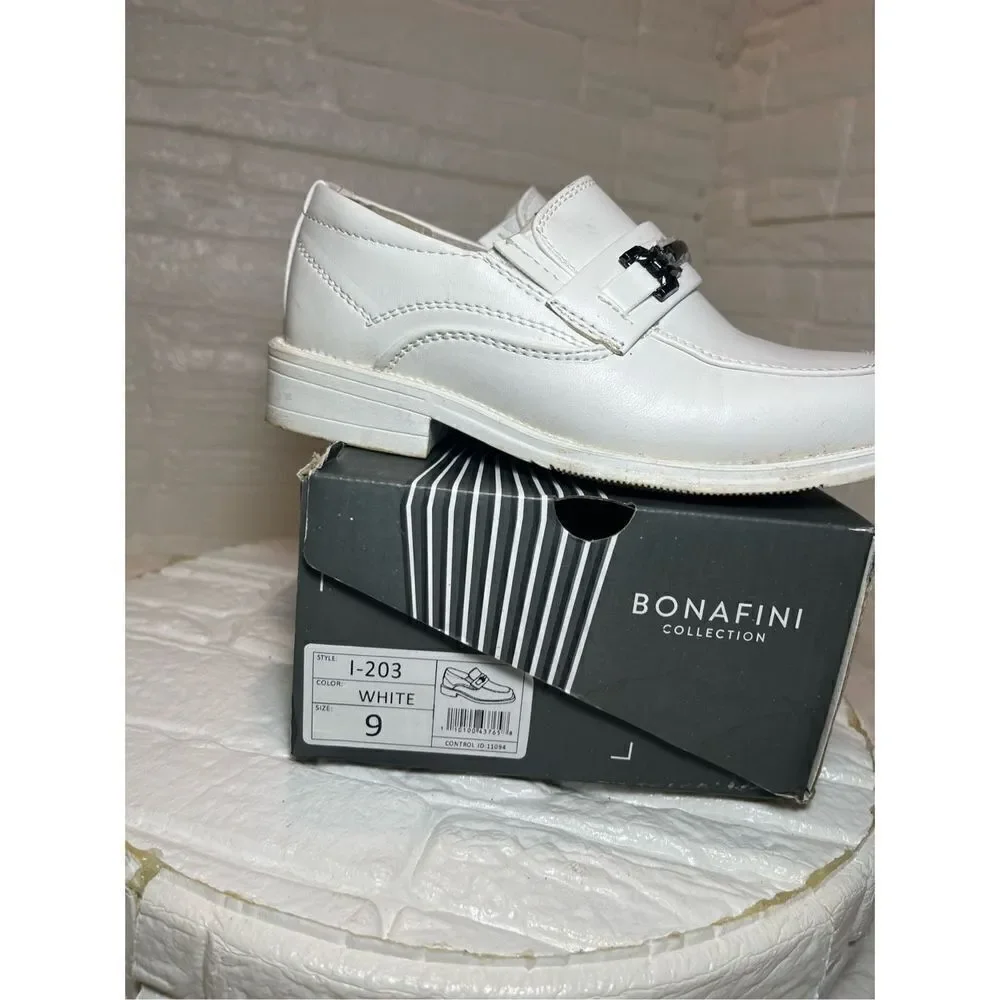 Toddler white dress shoes genuine leather